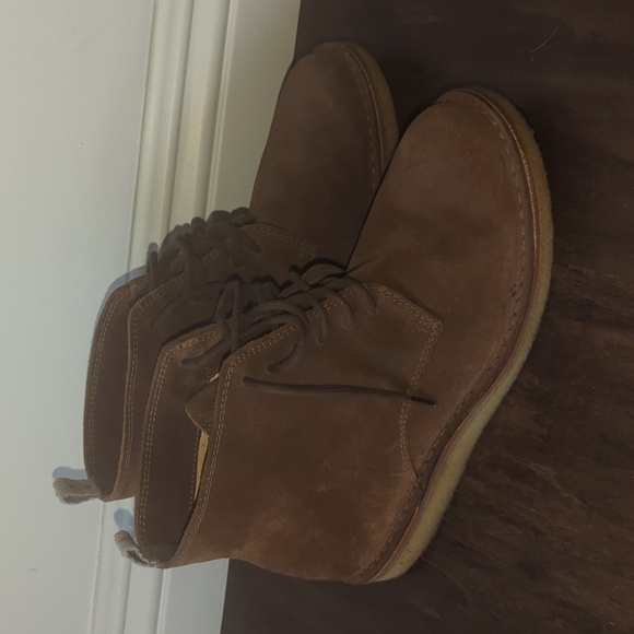 Men's Waxed Brown Suede LaceUp Boots Astorflex Midflex Size 8 - Picture 1 of 7